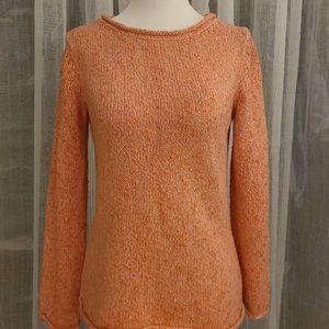 LL Bean Orange Sweater